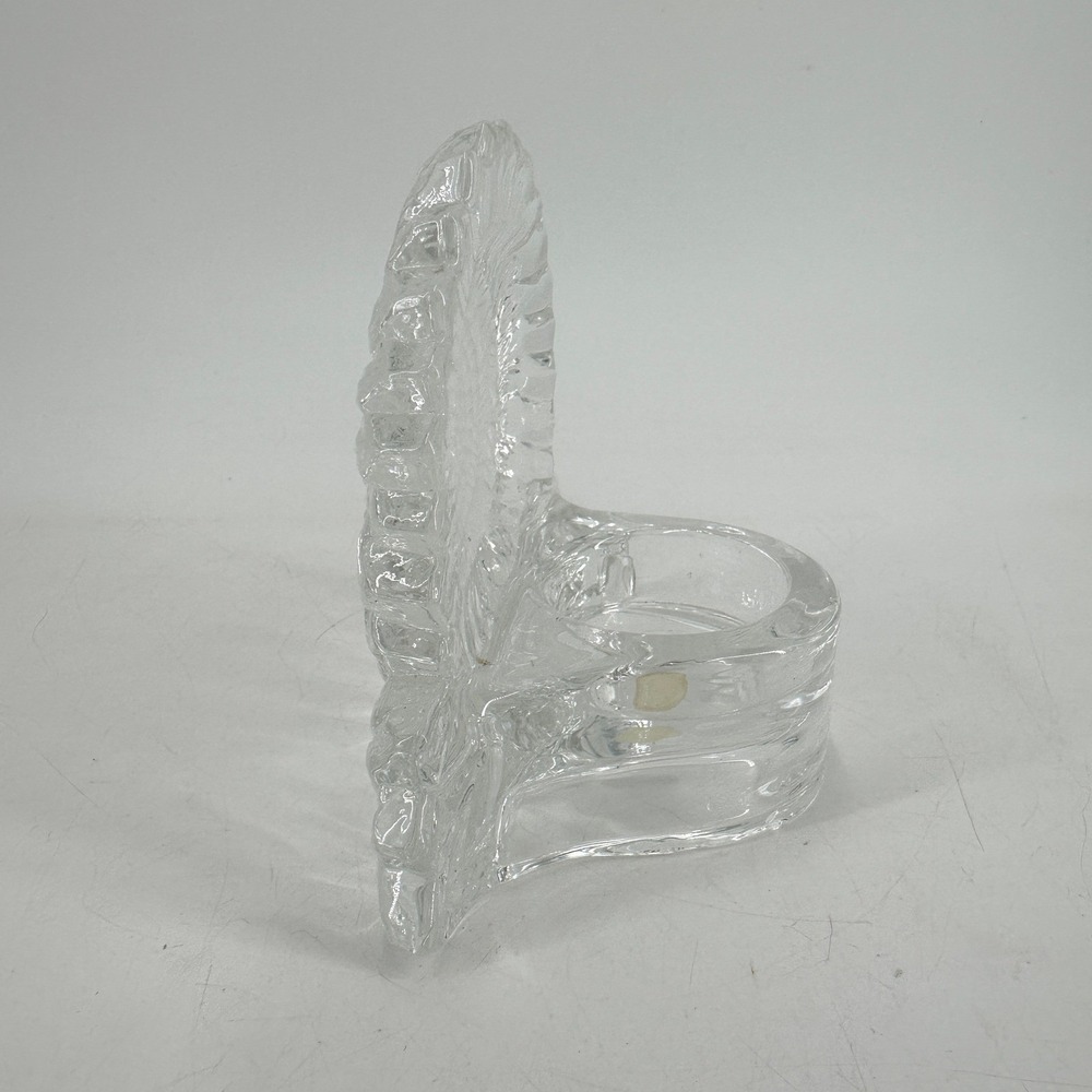 PartyLite Clear Glass Sunflower Votive Tealight Candle Holder P0271 Floral Decor - Picture 4 of 8